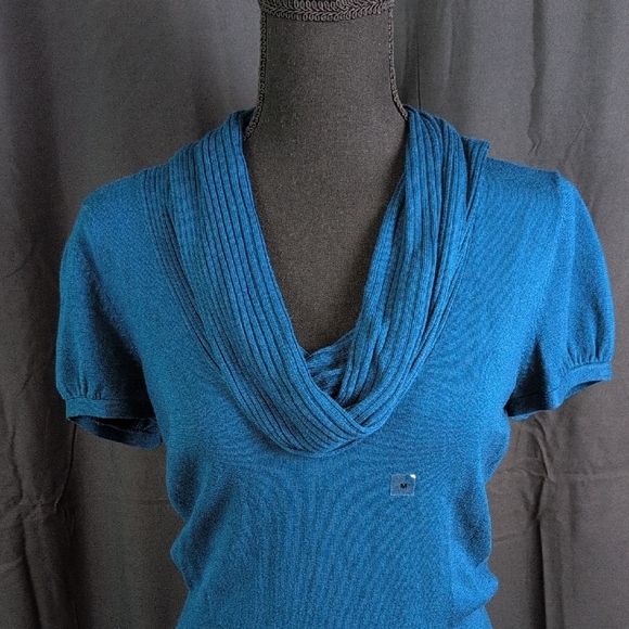Express Blue Cowl Neck Women's Sweater. Medium. Nwt - Picture 4 of 6